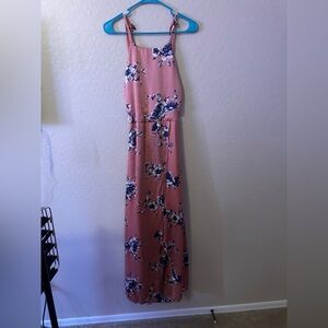 Charlotte Russe Pink and Blue Floral Dress